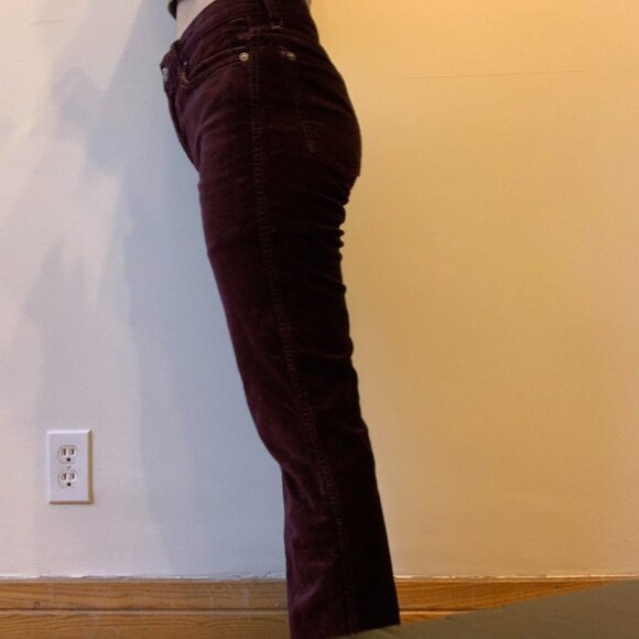 7 For All Mankind velvet pant - Picture 2 of 7